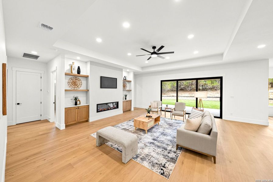 Furnished interior view inside a new home in , Boerne (Image 39).
