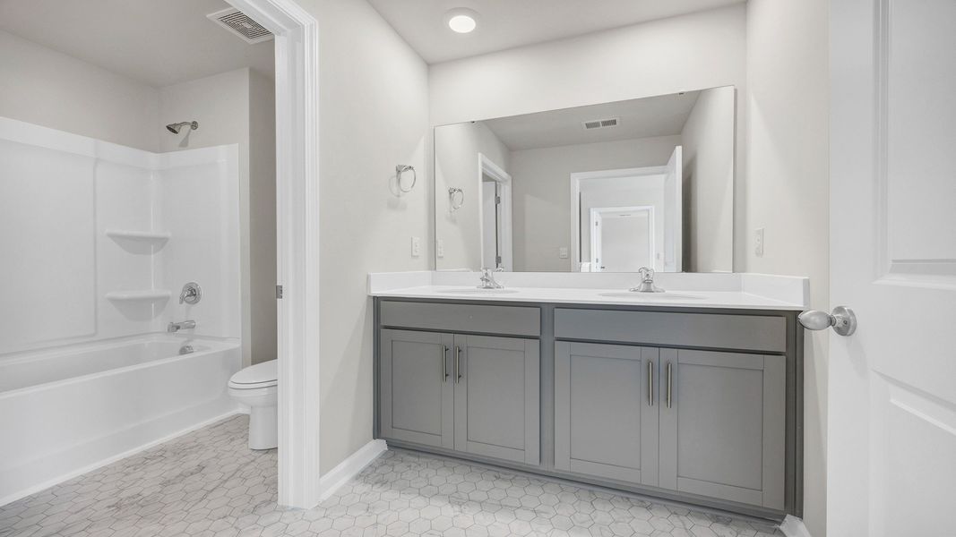 Furnished interior view inside a new home in Meadowview Plantation, Sumter (Image 9).