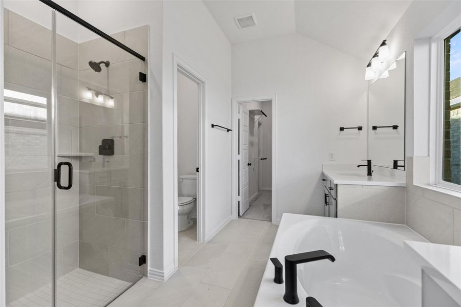 Furnished interior view inside a new home in Beamer Villas, Friendswood (Image 11).