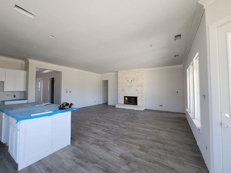 In-progress construction of a new home in Rocky Top, Krum, TX (Image 14).