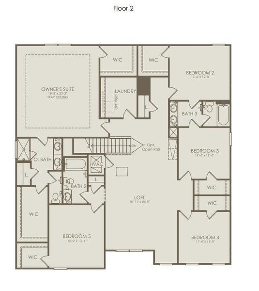 2D floor plan layout of this home in Hamilton Place, Cartersville, GA (Image 4). 2D floor plan layout of this home in Hamilton Place, Cartersville, GA (Image 4).