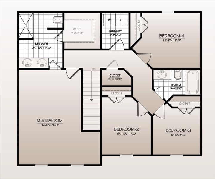 2D floor plan layout of this home in , Holly Hill, SC (Image 3). 2D floor plan layout of this home in , Holly Hill, SC (Image 3).