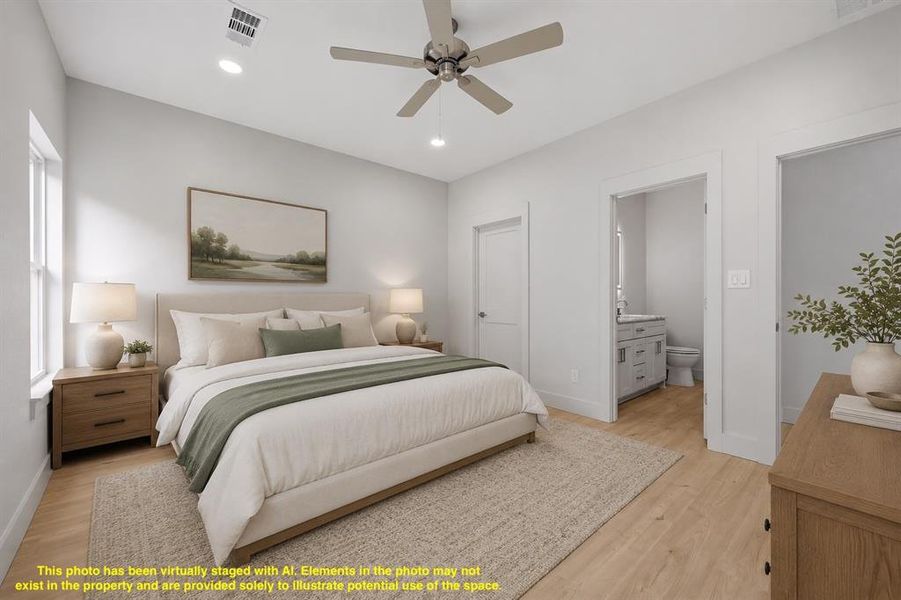Furnished interior view inside a new home in , Denison (Image 15). Furnished interior view inside a new home in , Denison (Image 15).