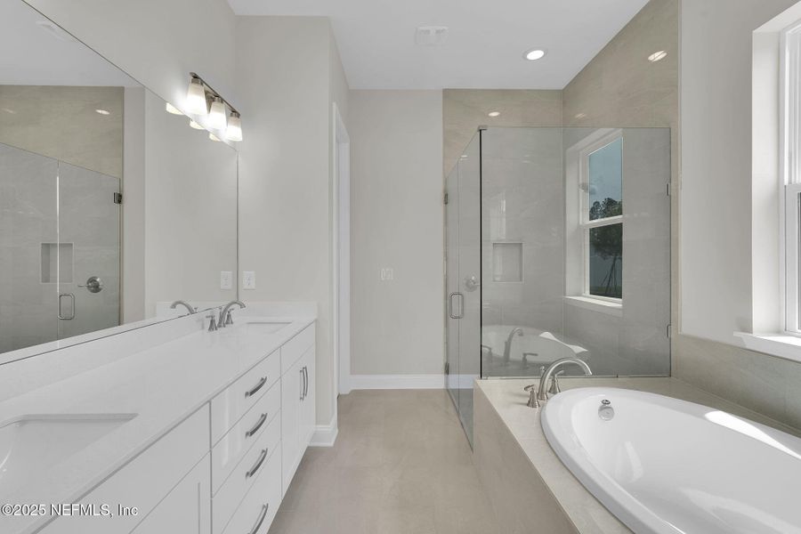 Furnished interior view inside a new home in Forest Park at Wildlight, Yulee (Image 12). Furnished interior view inside a new home in Forest Park at Wildlight, Yulee (Image 12).