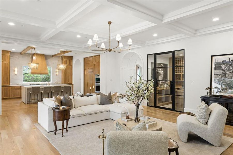 Furnished interior view inside a new home in , Dallas (Image 7).