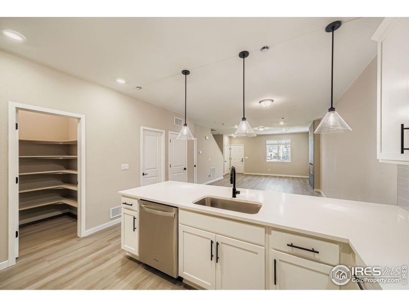 Additional storage in the pantry Additional storage in the pantry