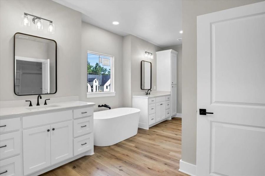 Furnished interior view inside a new home in , Lindale (Image 7). Furnished interior view inside a new home in , Lindale (Image 7).