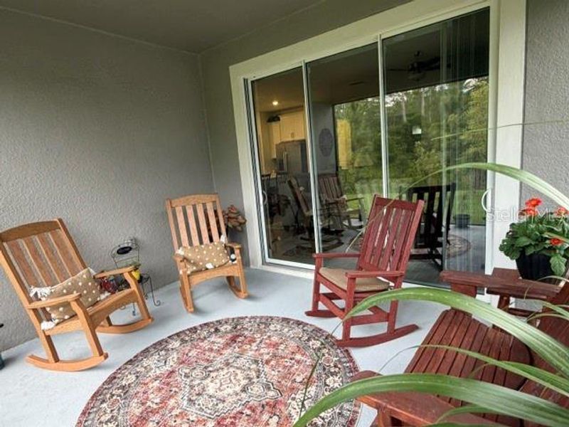 Exterior details and patio area of a home in Angeline Active Adult, Land O' Lakes (Image 2). Exterior details and patio area of a home in Angeline Active Adult, Land O' Lakes (Image 2).