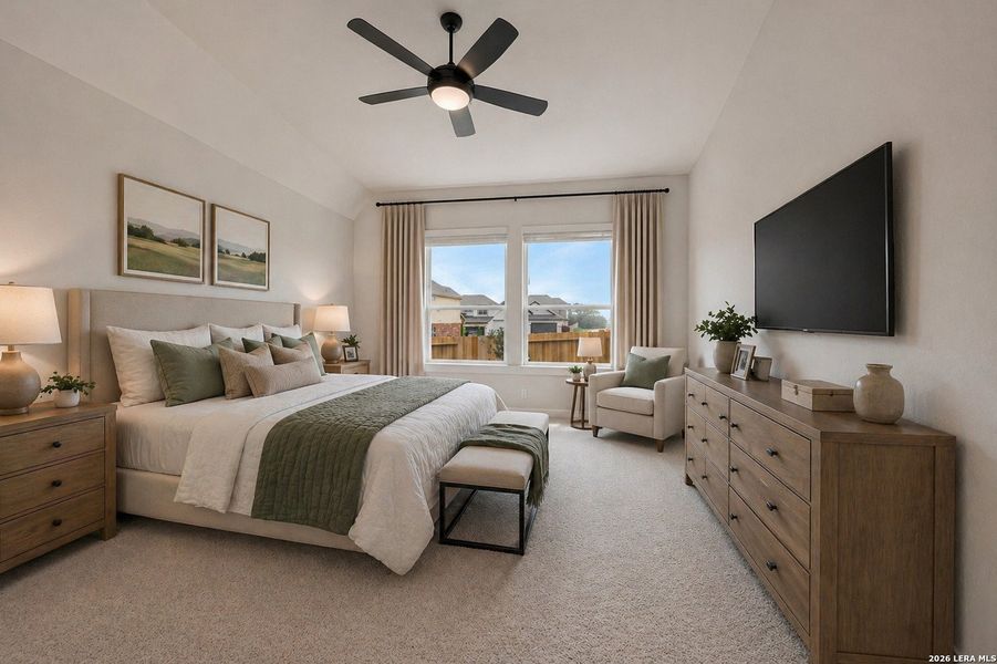 Furnished interior view inside a new home in Meyer Ranch – Select Reserve Series, New Braunfels (Image 10).