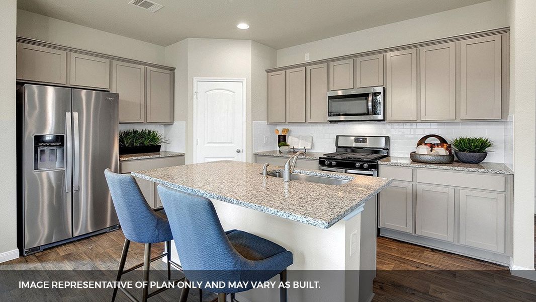 Furnished interior view inside a new home in Southgrove, Kyle (Image 11).