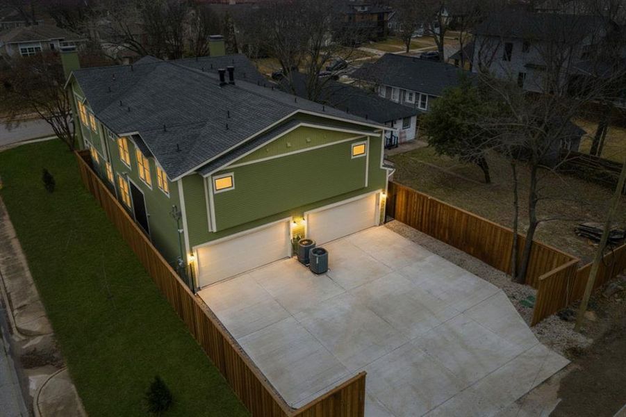 Exterior details and patio area of a home in , Dallas (Image 28). Exterior details and patio area of a home in , Dallas (Image 28).