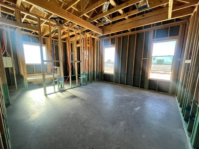 In-progress construction of a new home in Eagle Ridge Estates, Weatherford, TX (Image 7).