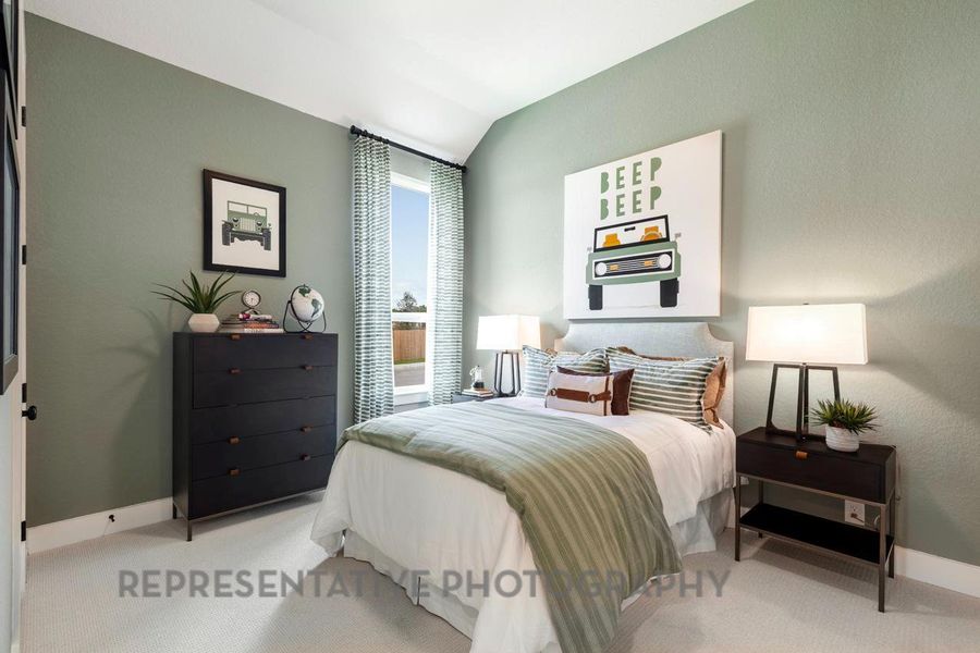 Furnished interior view inside a new home in Santa Rita Ranch: 60ft. lots, Liberty Hill (Image 38).