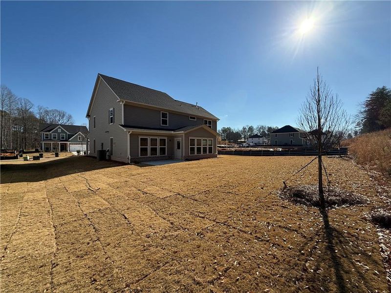 Exterior details and patio area of a home in Oakwood, Cumming (Image 3).