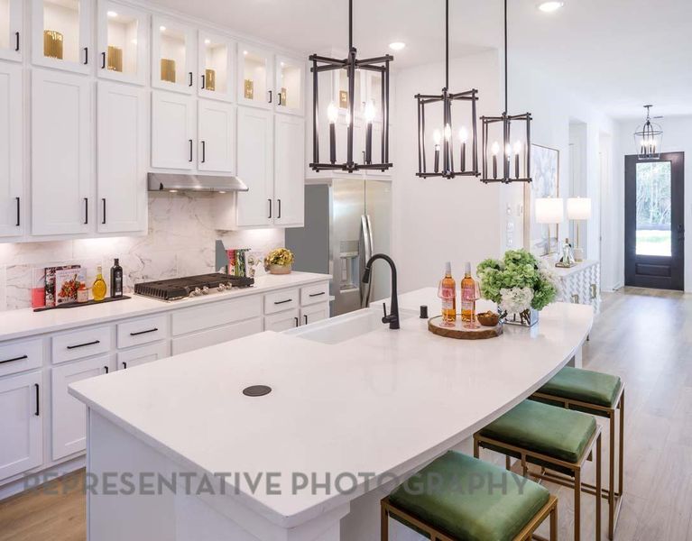 Furnished interior view inside a new home in Woodforest, Montgomery (Image 15).