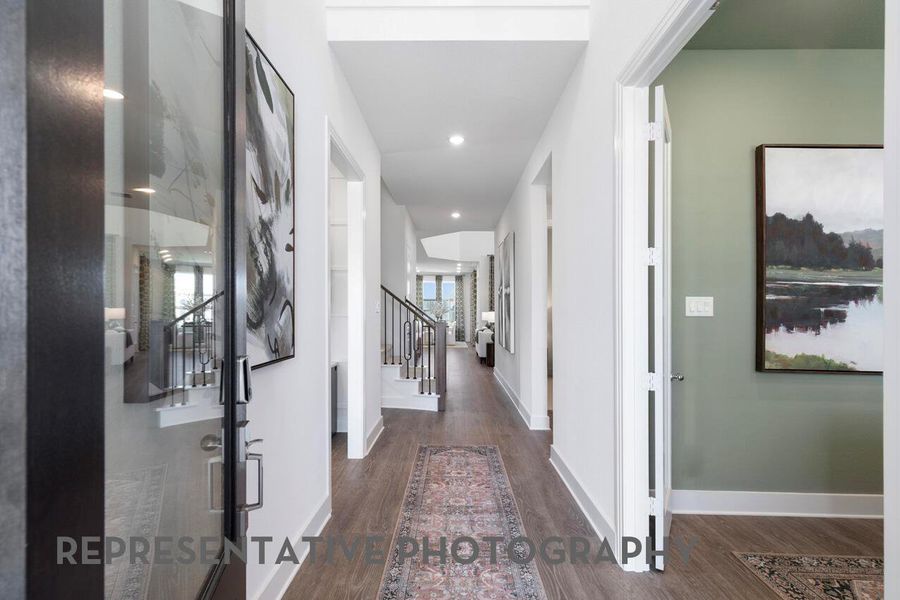 Furnished interior view inside a new home in Parkside On The River, Georgetown (Image 16).