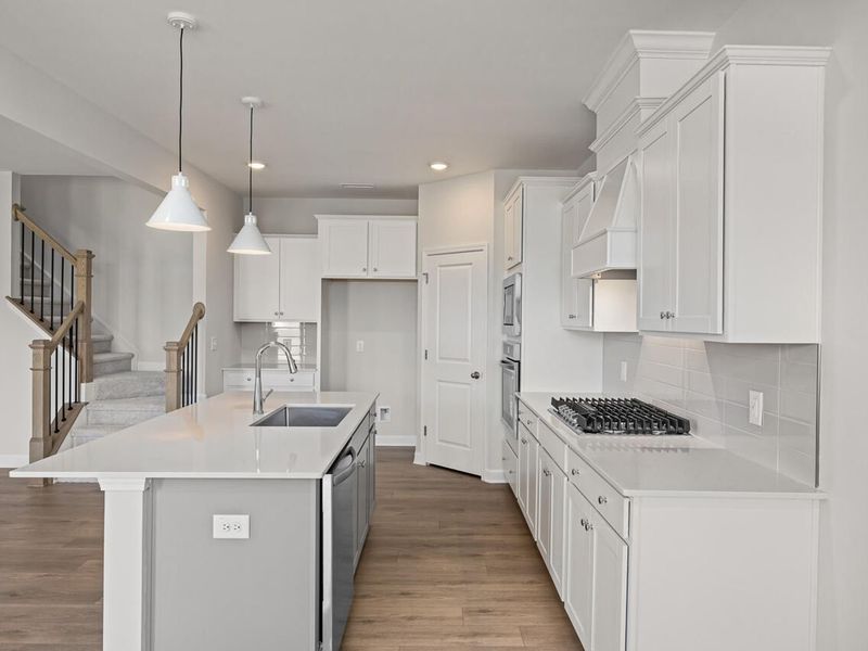 Furnished interior view inside a new home in Retreat at North Main, Lillington (Image 4).