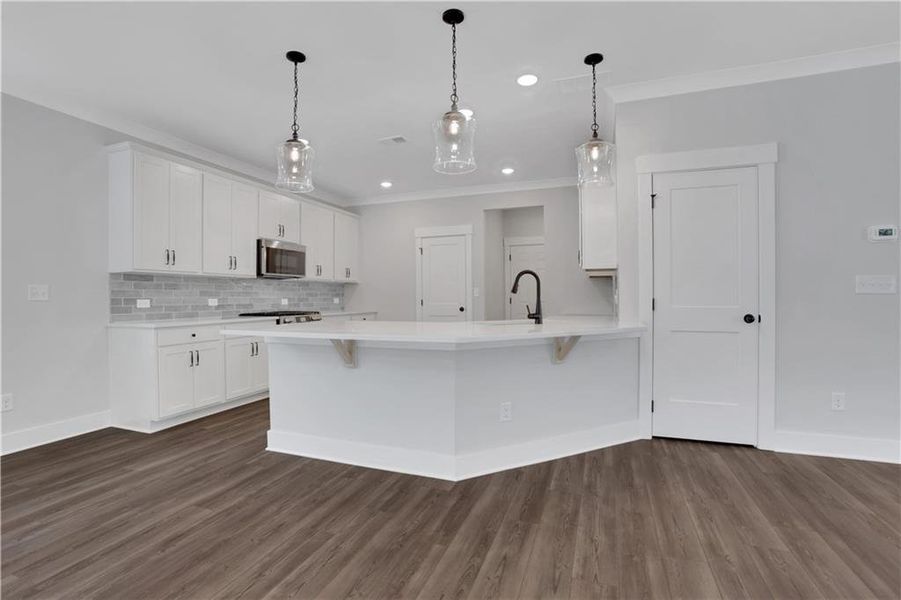 Furnished interior view inside a new home in Villas at Dawsonville, Dawsonville (Image 9).