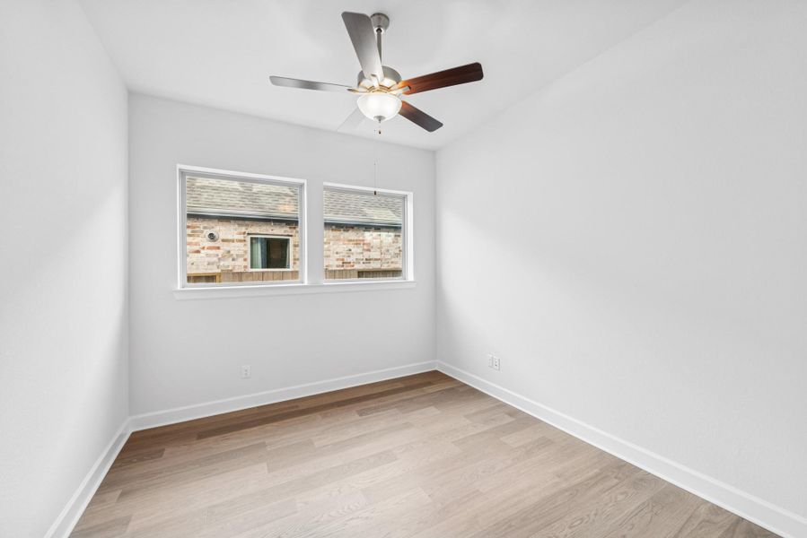 Spacious, unfurnished interior of a new home in Meridiana 55' Homesites, Manvel (Image 16). Spacious, unfurnished interior of a new home in Meridiana 55' Homesites, Manvel (Image 16).