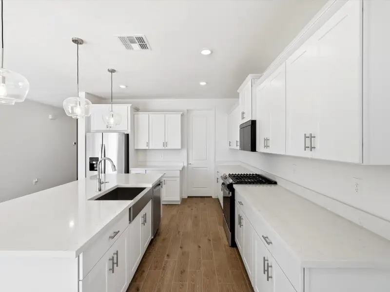 Furnished interior view inside a new home in Mesquite Mountain Ranch at Frontera, Surprise (Image 3).