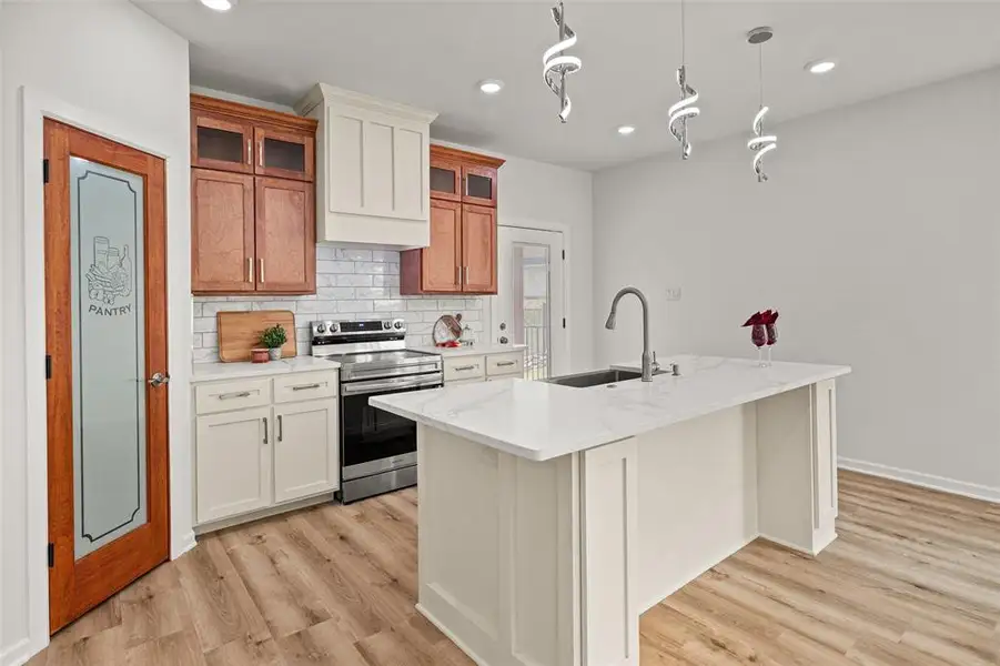 Furnished interior view inside a new home in , Woodway (Image 9). Furnished interior view inside a new home in , Woodway (Image 9).