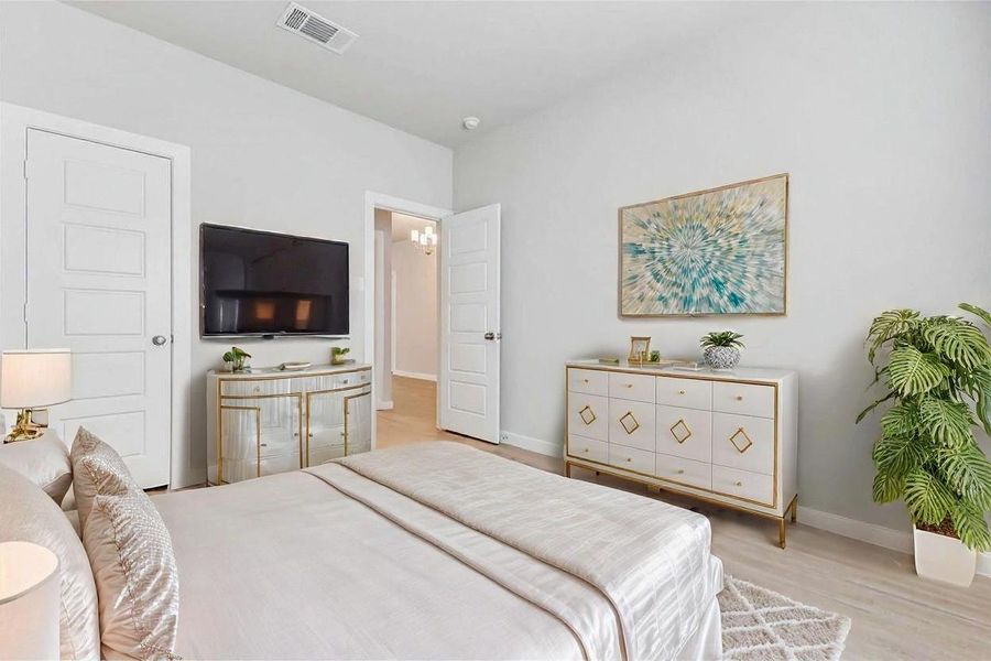 Bedroom 1 - Guest Bedroom. First level. This photo has been virtually staged. Bedroom 1 - Guest Bedroom. First level. This photo has been virtually staged.