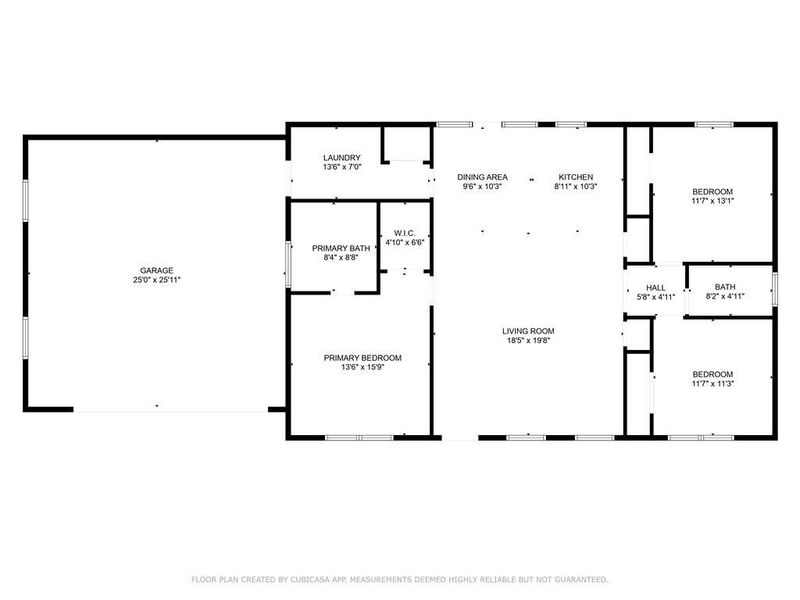2D floor plan layout of this home in , Bremen, GA (Image 4).