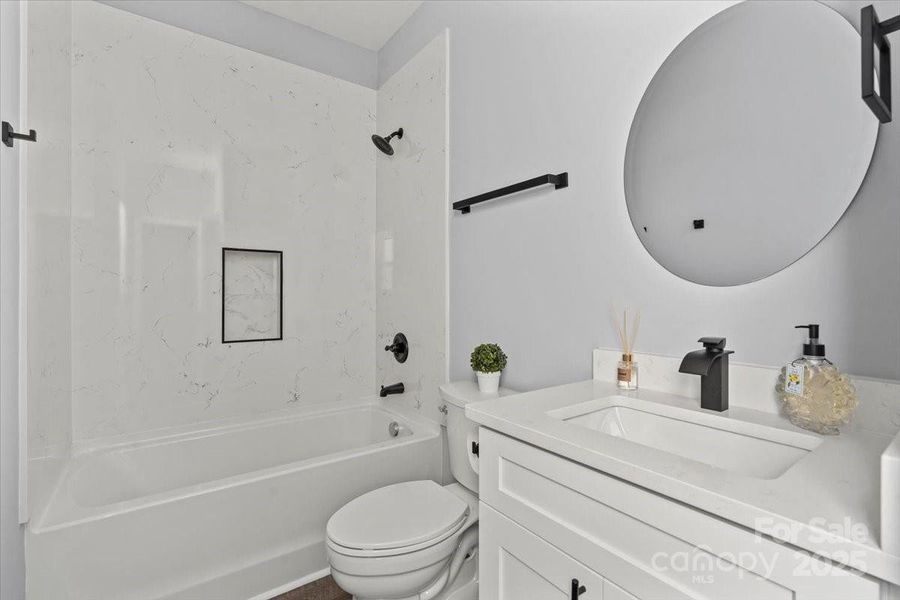 Furnished interior view inside a new home in , Albemarle (Image 6).