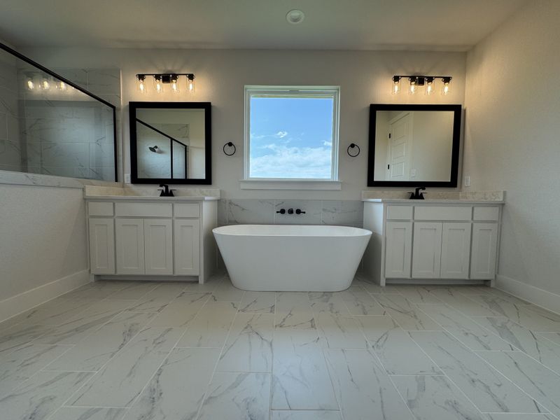 Furnished interior view inside a new home in Coyote Crossing, Godley (Image 4).