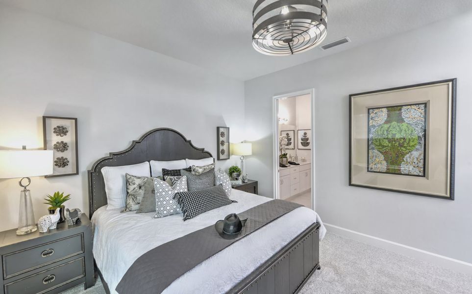 Furnished interior view inside a new home in Woodhaven, Port Orange (Image 21).