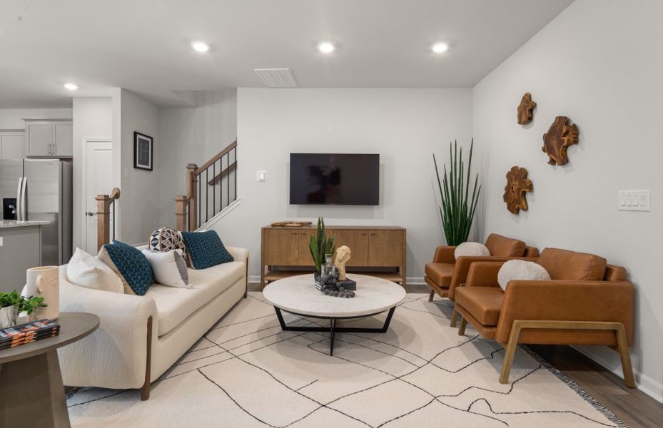 Furnished interior view inside a new home in Poets Walk, Whitsett (Image 9).