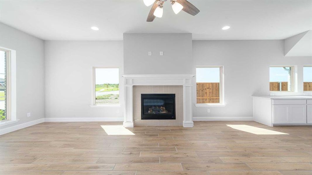 Spacious, unfurnished interior of a new home in The Heights At Uptown Celina 45', Celina (Image 18). Spacious, unfurnished interior of a new home in The Heights At Uptown Celina 45', Celina (Image 18).