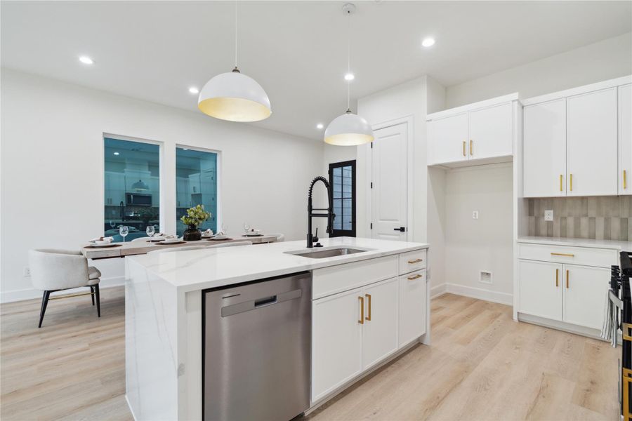 Furnished interior view inside a new home in , Houston (Image 17).