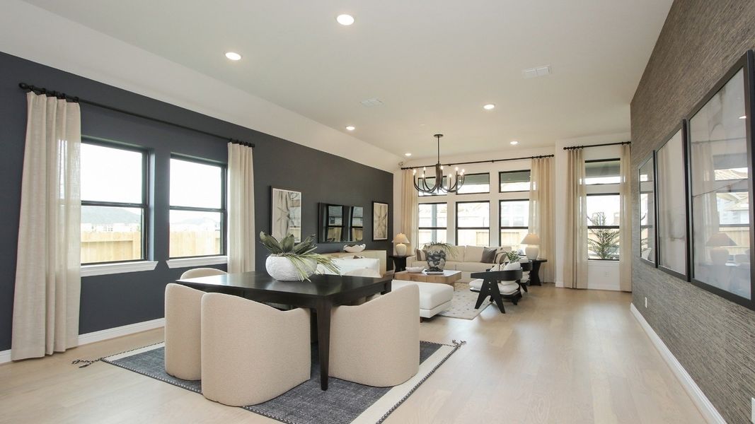 Representative furnished interior of a home built from the Willow by DRB Homes in Piedmont, San Antonio (Image 14).