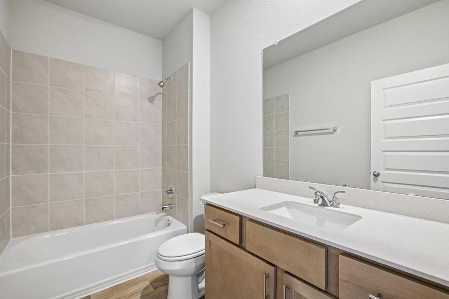 Furnished interior view inside a new home in Cloverleaf, Austin (Image 6).