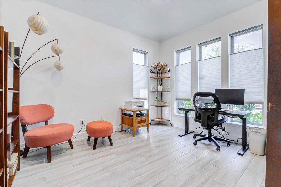 Furnished interior view inside a new home in Cross Creek West 55', Fulshear (Image 14).