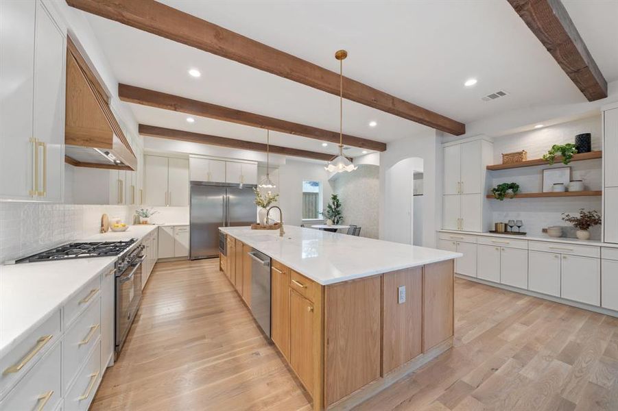 Furnished interior view inside a new home in , Dallas (Image 15).