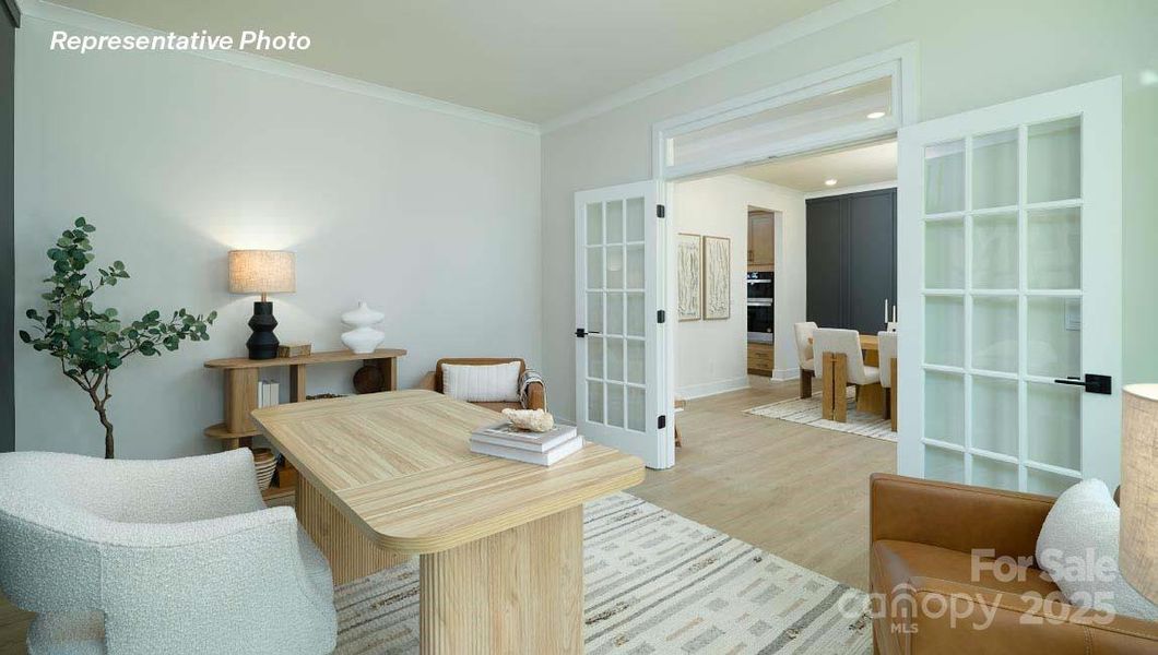 Furnished interior view inside a new home in Westport, York (Image 7).