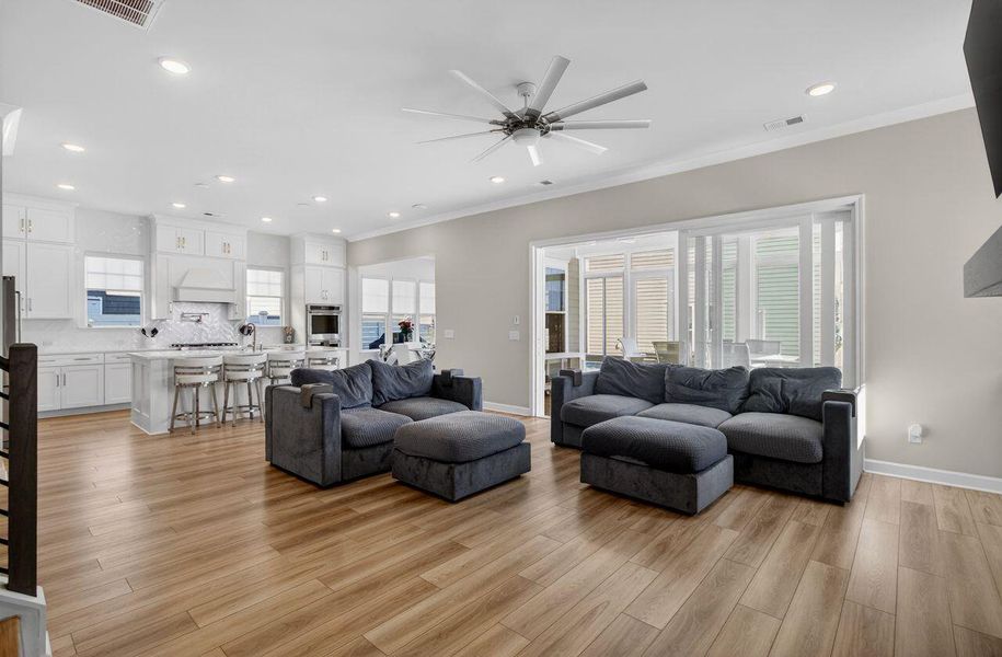 Furnished interior view inside a new home in Nexton, Summerville (Image 16). Furnished interior view inside a new home in Nexton, Summerville (Image 16).