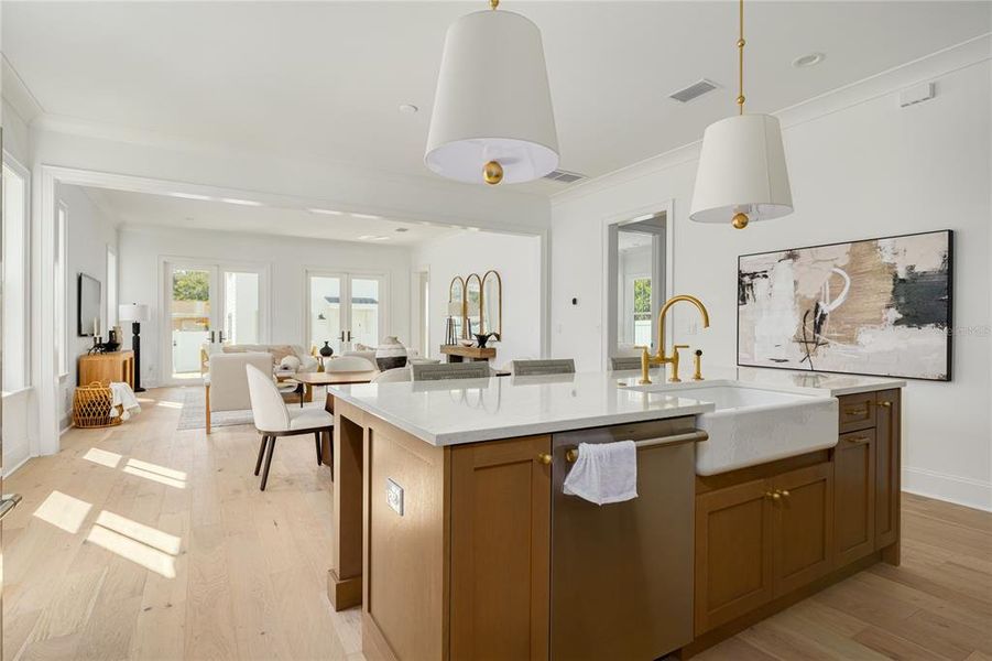 Furnished interior view inside a new home in , St. Petersburg (Image 35).