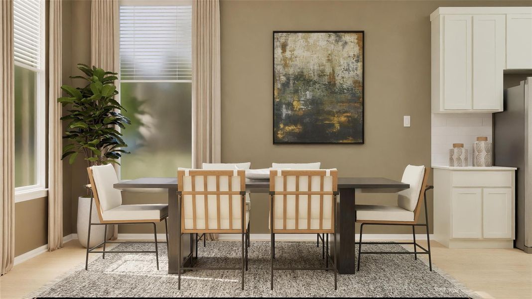 Furnished interior view inside a new home in The Highlands, Porter (Image 13). Furnished interior view inside a new home in The Highlands, Porter (Image 13).