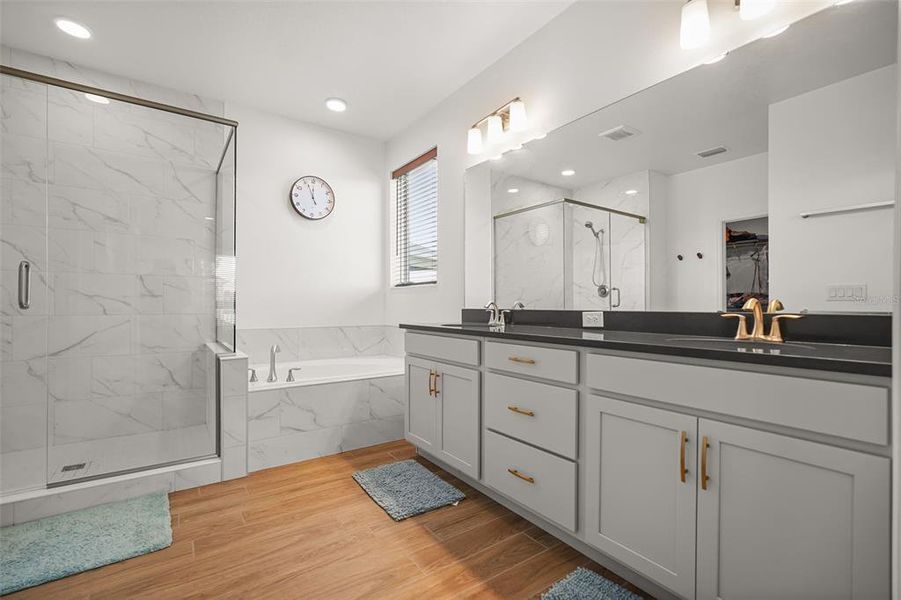 Furnished interior view inside a new home in Estates at Rivercrest, Sanford (Image 47).