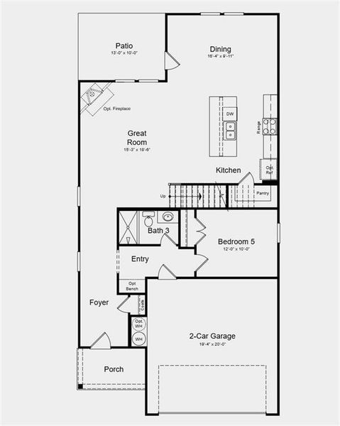 2D floor plan layout of this home in Windance Lake, Loganville, GA (Image 3). 2D floor plan layout of this home in Windance Lake, Loganville, GA (Image 3).