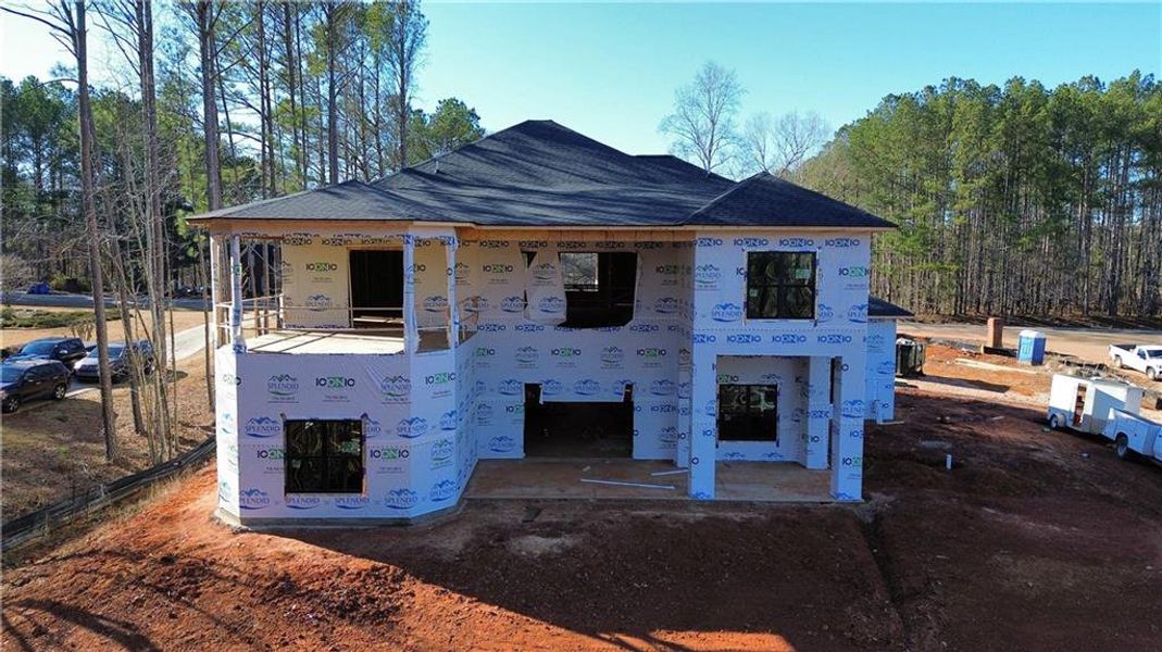 In-progress construction of a new home in , McDonough, GA (Image 28).