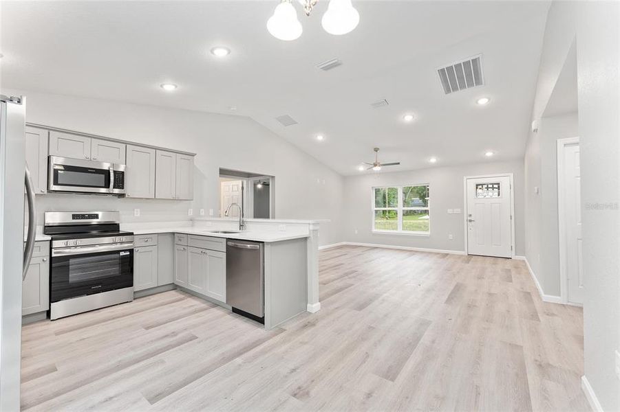 Furnished interior view inside a new home in , Belleview (Image 4).