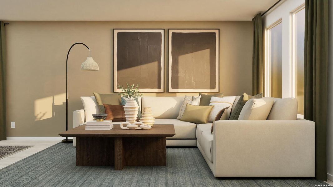 Furnished interior view inside a new home in Grace Valley, Marion (Image 19).