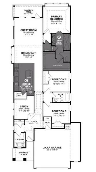 2D floor plan layout for the Cambridge by Beazer Homes in Arabella on the Prairie: Signature Collection, Richmond, TX (Image 4). 2D floor plan layout for the Cambridge by Beazer Homes in Arabella on the Prairie: Signature Collection, Richmond, TX (Image 4).
