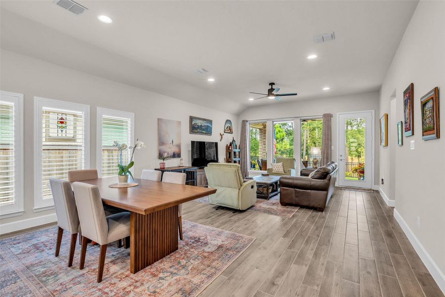 Generous windows throughout the home allow for natural light. Generous windows throughout the home allow for natural light.