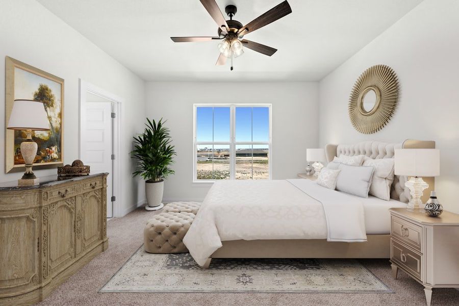 Furnished interior view inside a new home in Mayfair, New Braunfels (Image 9).