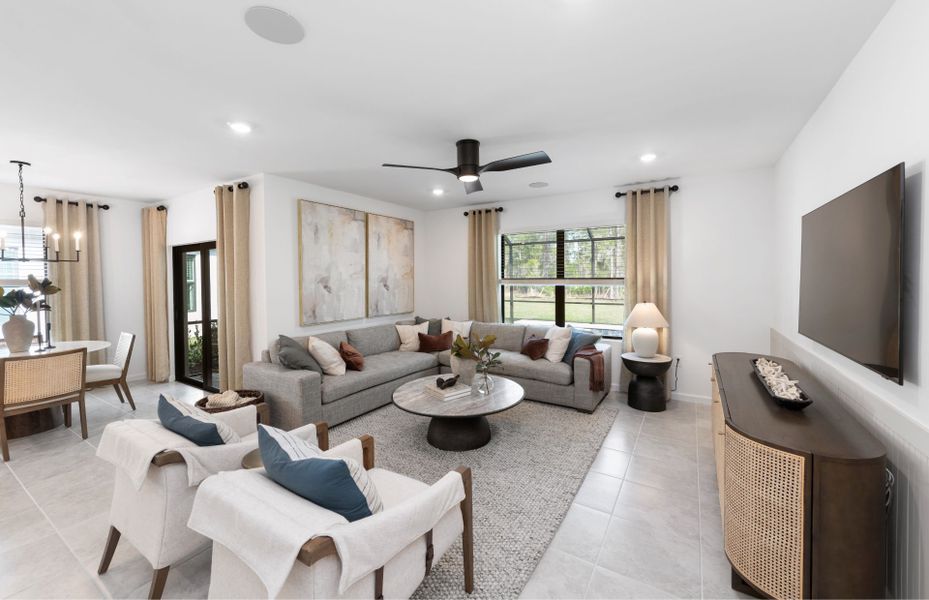 Spacious gathering room Spacious gathering room